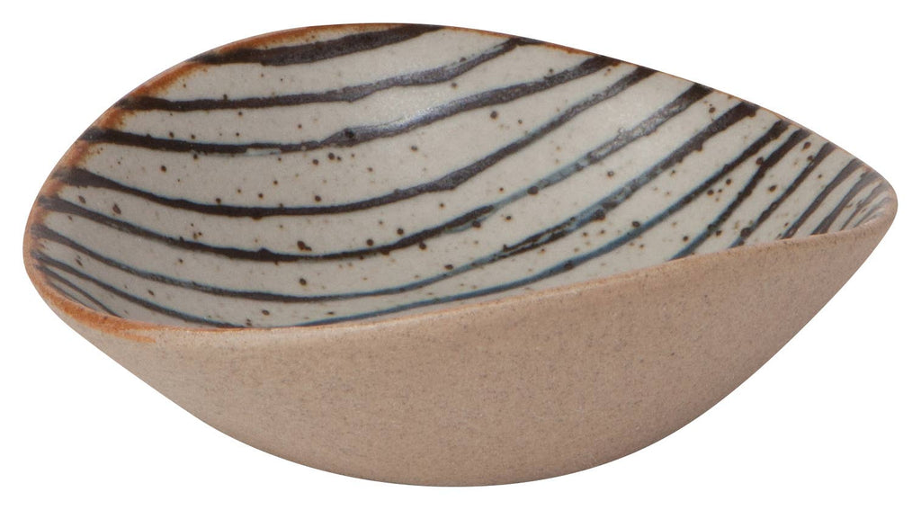 Unite Element Dipping Dishes set, stoneware with reactive glaze, sleek design.