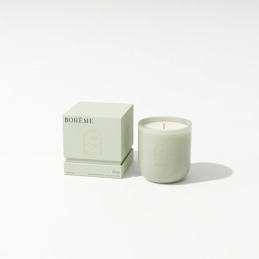 Goa Candle, capturing the tropical essence of Goa with its refreshing fragrance.